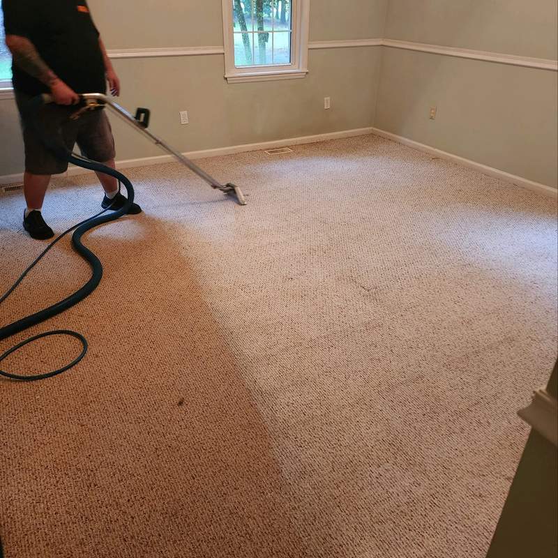 All The Rage Carpet Cleaning team at work